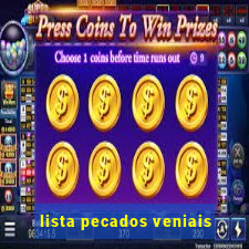 lista pecados veniais